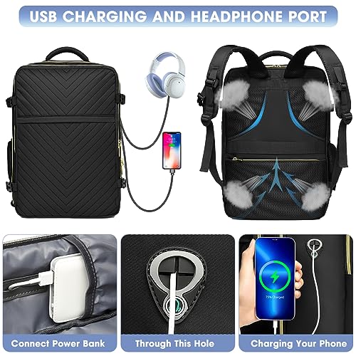 Flight-Approved Waterproof Carry-On Backpack for 17" Laptops