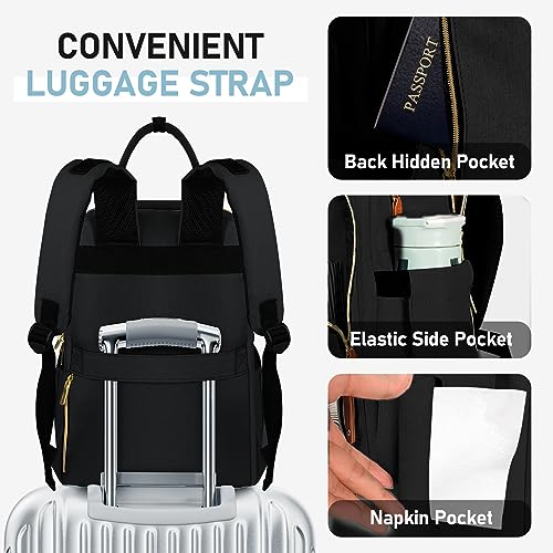 Aviation-themed 15.6" Laptop Backpack with USB Port