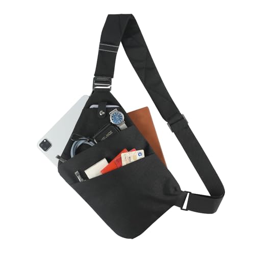 BROADREAM Flex Bag: Anti-Theft Crossbody for Aviators