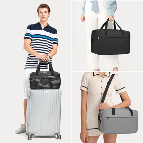 Aviation Cabin Bag: Compact Travel Duffel - Black