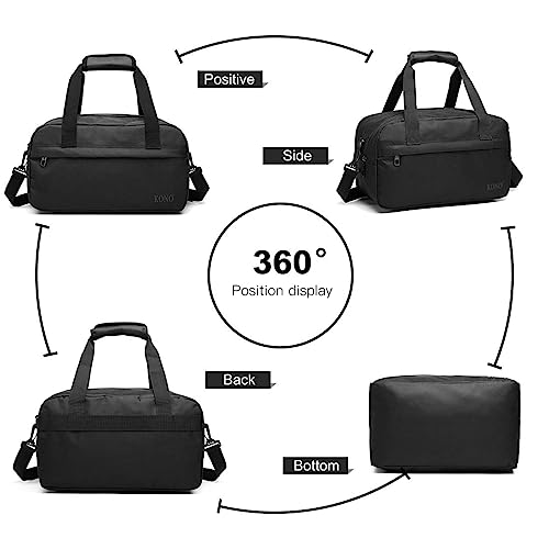 Aviation Cabin Bag: Compact Travel Duffel - Black
