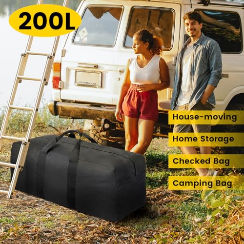 Large Gear Duffle Bag for Aviation - Black