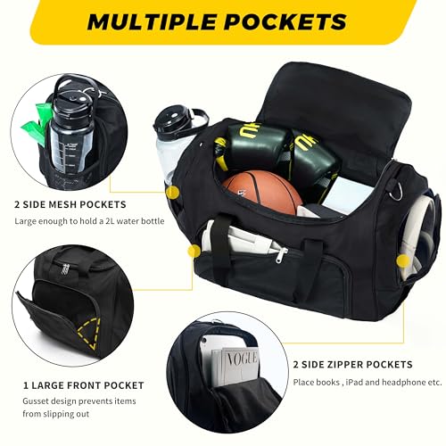 Vorspack 24" Aviation Duffle Bag - Lightweight Black