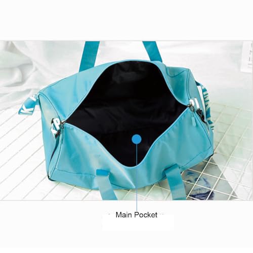 Rose Pink Aviation Travel Bag with Shoe Compartment