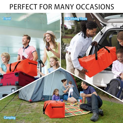 30" / 75L Foldable Duffel Bag - Orange