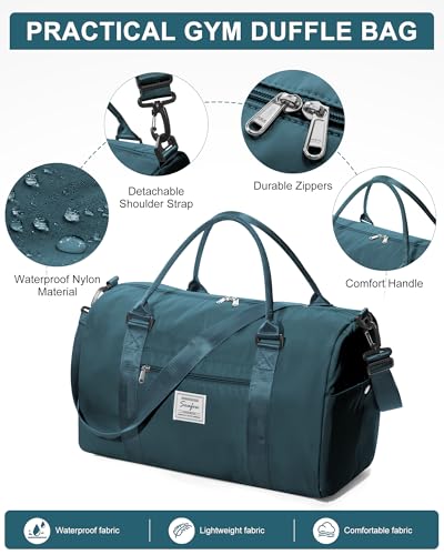 Aviation Travel Duffel Bag with Shoe Compartment
