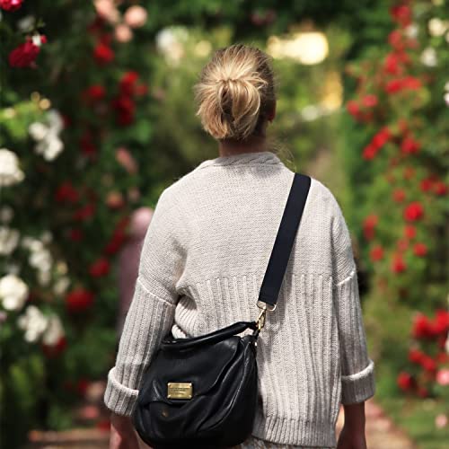 Black Crossbody Duffle Shoulder Bag Strap - 58