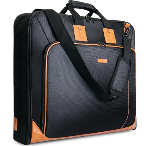 Aviation Leather Travel Suit Bag for Business Trips
