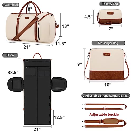 Convertible Travel Duffel: Garment Bag, Weekender, Suitcase