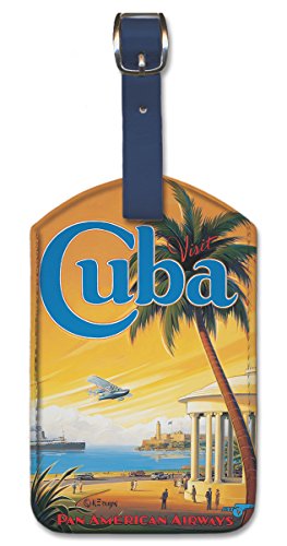 Cuba Leatherette Luggage Tag by Kerne Erickson