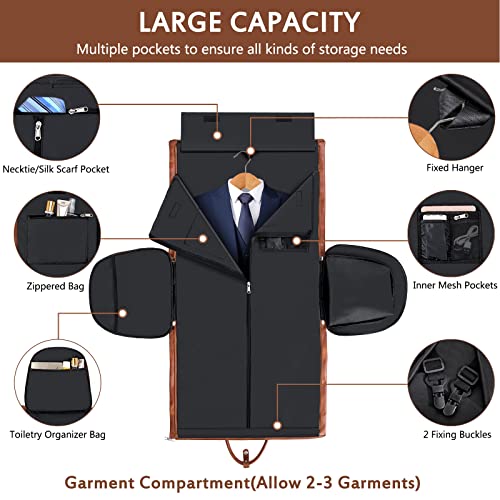 Men's 2-in-1 Weekender & Travel Suit Bag