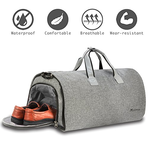 Modoker Convertible Hang-on Garment Duffel Bag - Grey