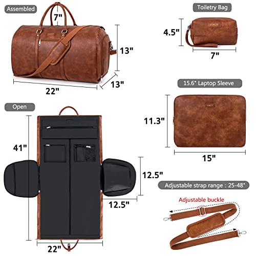 Men's 2-in-1 Weekender & Travel Suit Bag