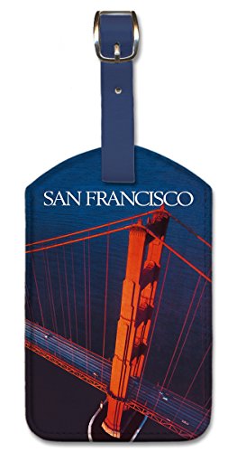 San Francisco Leatherette Luggage Baggage Tag by Pacifica