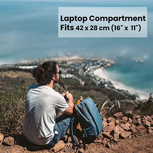 Nordace Siena USB Charging Laptop Backpack - Blue