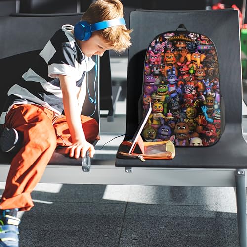 Cartoon 3D Printing Backpack for Travel & Hiking