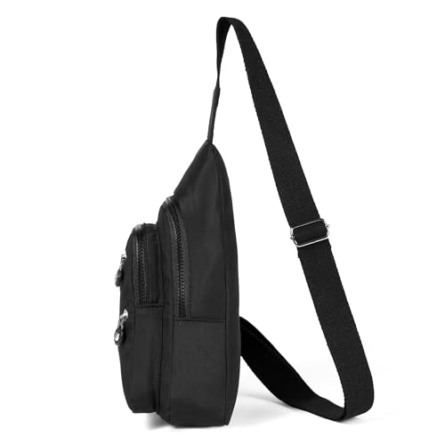 Women's Aviation Sling Bag - Black