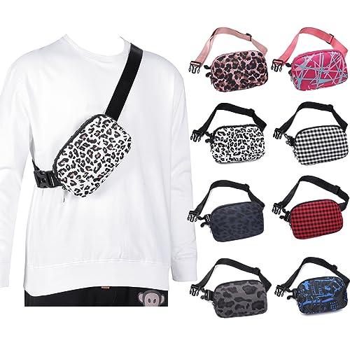 Leopard Cross Body Fanny Packs, Stylish Aviation Accessories