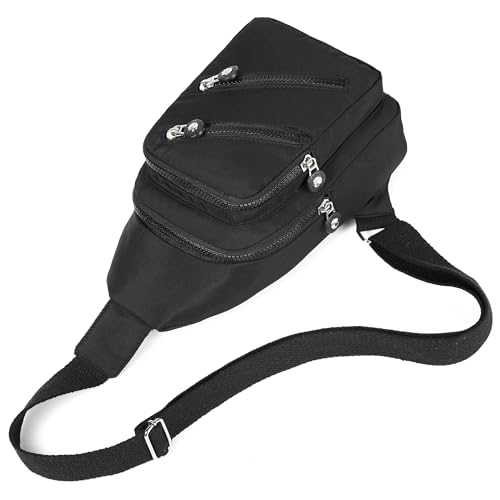Women's Aviation Sling Bag - Black