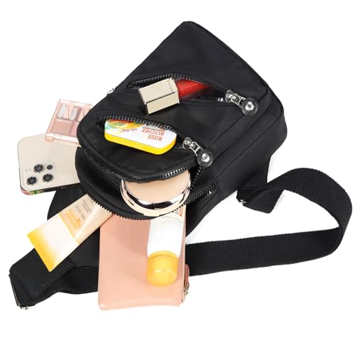 Women's Aviation Sling Bag - Black