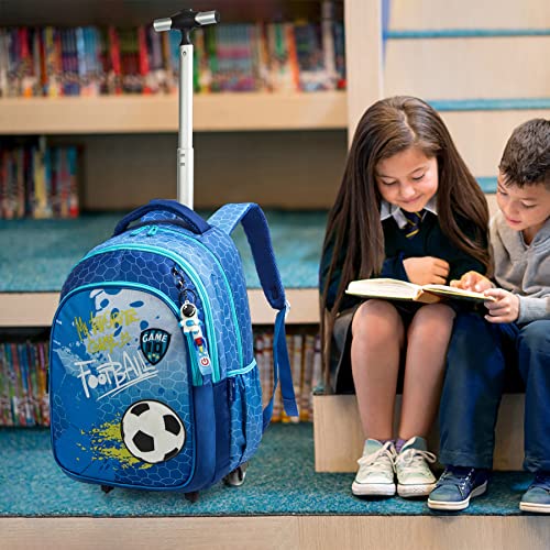 18" MOHCO Rolling Backpack with Lunch Bag & Pencil Case