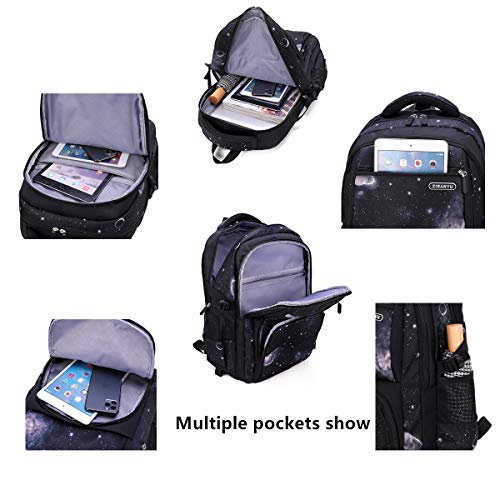 Elementary Galaxy Rolling Backpack for Kids in Aviation