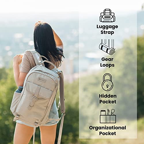 Nordace Comino USB Charging Backpack - Gray