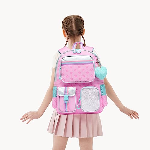 Girls' Rolling Aviation Backpack - Meetbelify Kawaii Carry-On