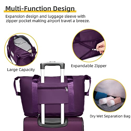Softside Luggage Sets with Duffel Bag, Spinner Wheels