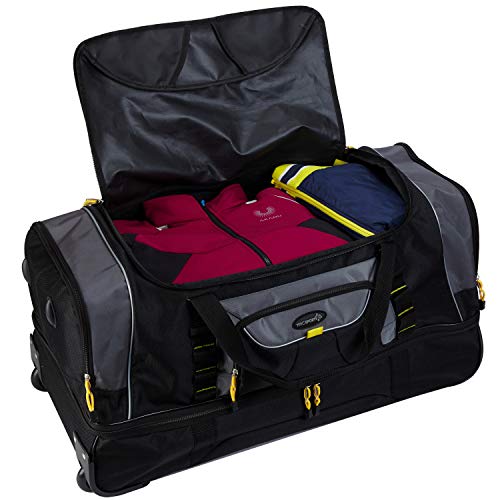 Sierra Madre II Aviation Rolling Bag, Black/Gray