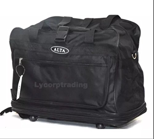 40" Navy Blue Expandable Rolling Duffel Bag