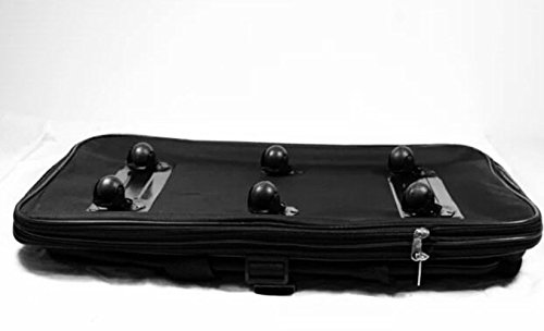 Black 40" Rolling Duffel Bag for Aviation