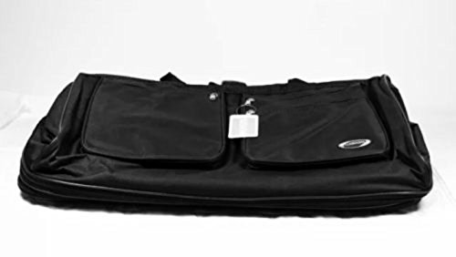 Black 40" Rolling Duffel Bag for Aviation