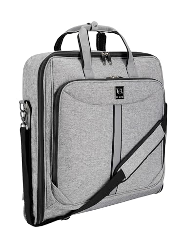 Exclusive Gray Carry-On Garment Bag for Aviation Travel