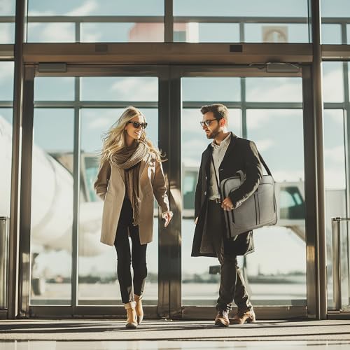 Exclusive Gray Carry-On Garment Bag for Aviation Travel