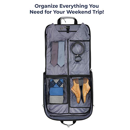 Exclusive Gray Carry-On Garment Bag for Aviation Travel