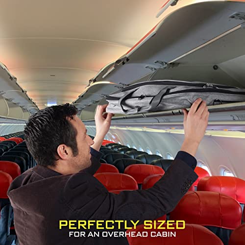 Exclusive Gray Carry-On Garment Bag for Aviation Travel