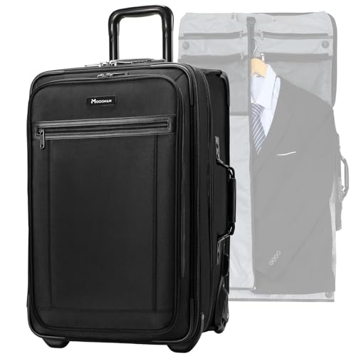 Modoker 2-in-1 Black Rolling Garment Bag