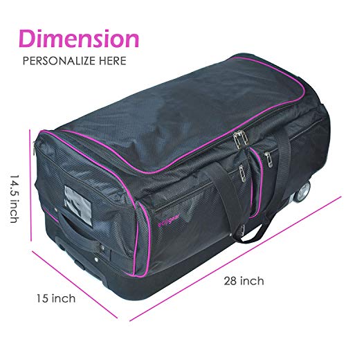 EcoGear 28" Rolling Dance Garment Rack Duffel