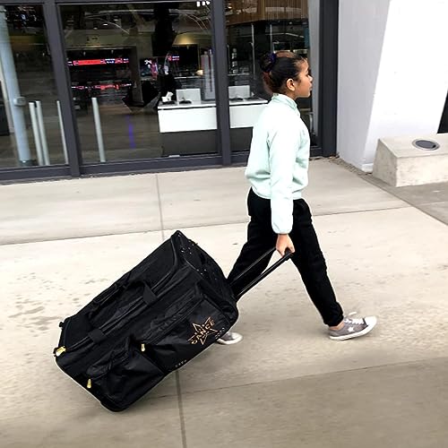 Aviation-Themed Dance Bag with Wheels, 28 Inch