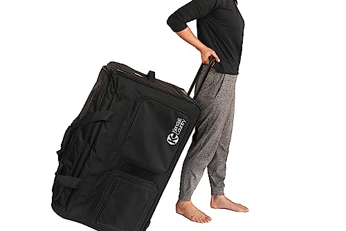 Aviation Dance Bag with Rack - Collapsible Rolling Duffel