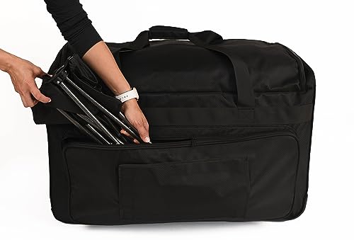 Aviation Dance Bag with Rack - Collapsible Rolling Duffel
