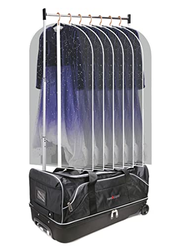 Aviation Rolling Duffel Bag with Garment Rack (28in-Grey)
