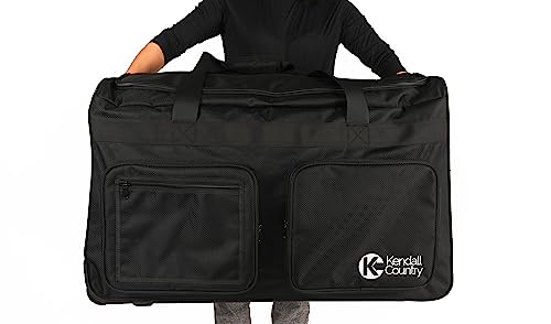 Aviation Dance Bag with Rack - Collapsible Rolling Duffel