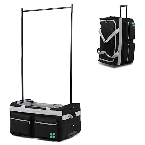 Portable Dance Bag with Rolling Garment Rack