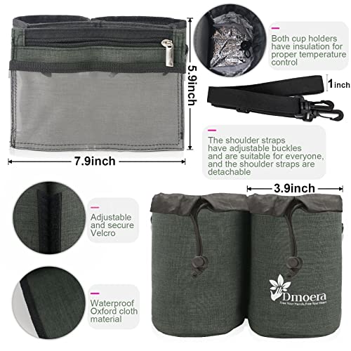 Aviation Travel Cup Bag with Strap, Thermal Insulation