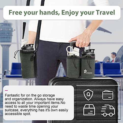 Aviation Travel Cup Bag with Strap, Thermal Insulation
