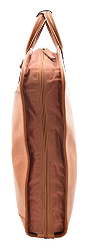 Lockheed Tan Leather Suit Carrier Bag