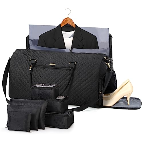 Convertible Weekender Bag for Women - Black Color