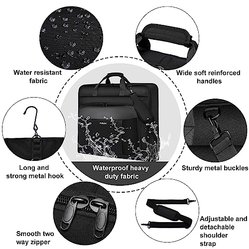 Aviation Travel Suit Bag for Business Trips with Laptop Compartment